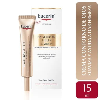 EUCERIN HYALU-FILLER+ELASTICITY CRE F15 CONTORNO de OJOS x15ml