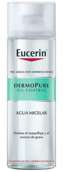 EUCERIN DERMOPURE OIL CONTROL AGUA MICELAR x200ml