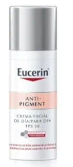 EUCERIN ANTI-PIGMENT CRE FAC DIA F30 TONO MED x50m