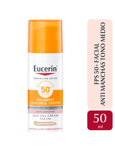 EUCERIN SUN FAC PIGMENT CONTROL TONO MED F50 x50ml
