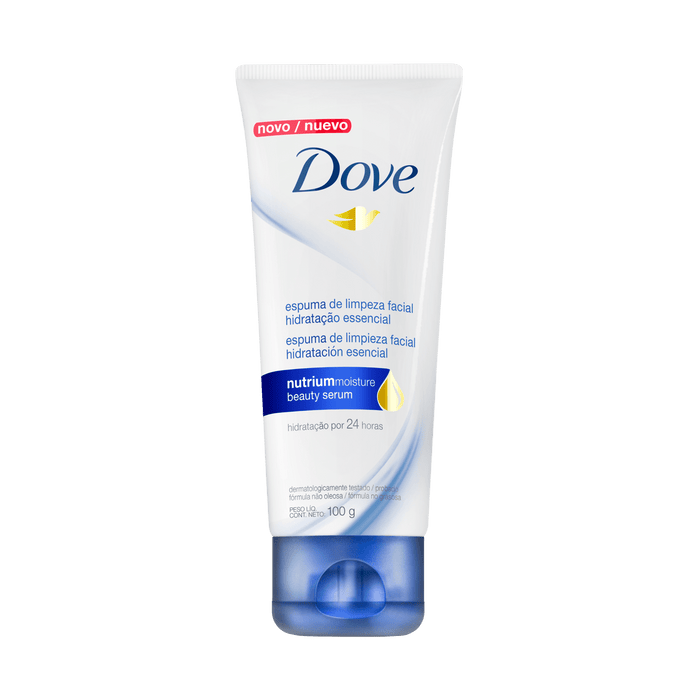 Dove Espuma Limp Facial Hidrat Ensencial X100g
