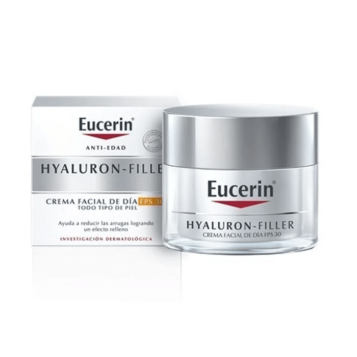 Eucerin Hyaluron-filler Crema Facial De Día Fps 30 Protección Uva Todo Tipo De Piel