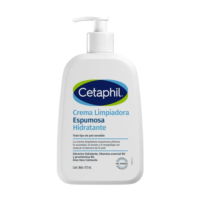 CETAPHIL LIMPIADOR CREMA ESPUMA x 473 ml