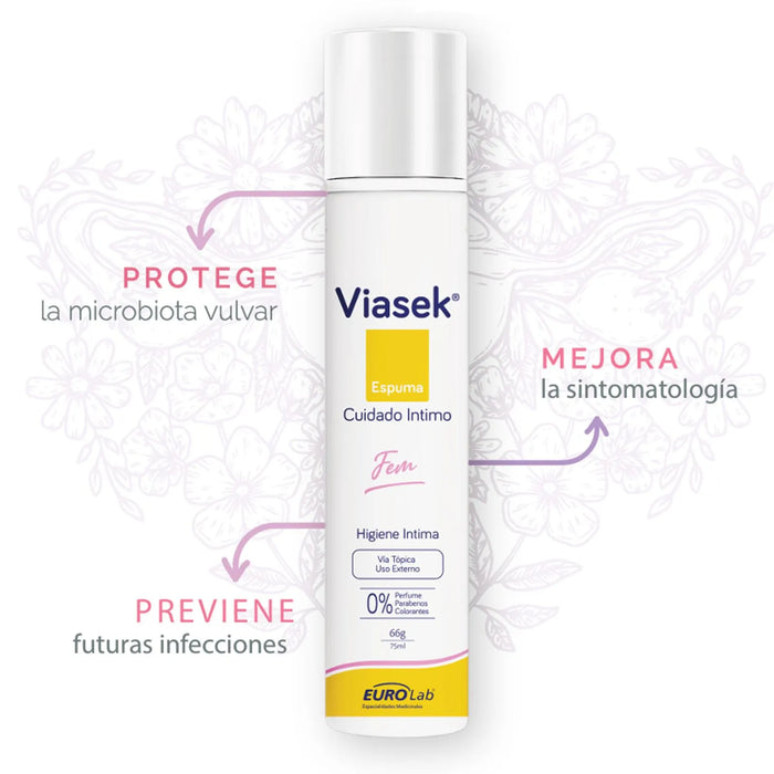 VIASEK FEM CUIDADOS INTIMOS fco. x 75 ml (66 g)