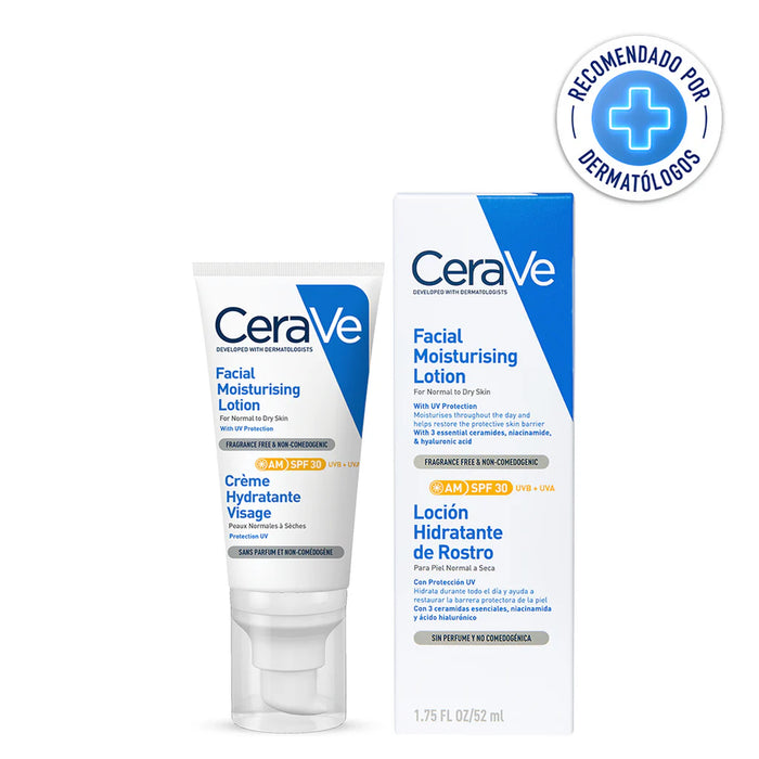 Cerave Locion Hidratante Para Rostro  Fps 30 X 52ml