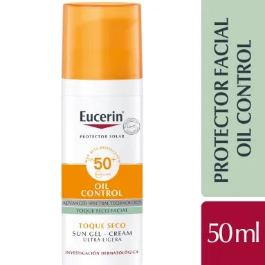 EUCERIN SUN OIL CONTROL TOQUE SECO FAC F50 x50ml