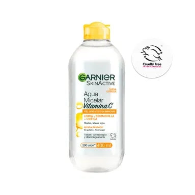 GARNIER SKIN ACTIVE AGUA MICELAR VITAMINA C x400m