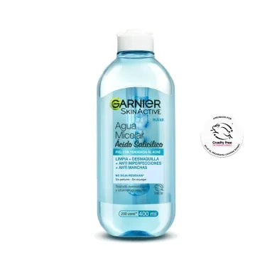 GARNIER SKIN ACTIVE AGUA MICELAR ACIDO SALIC x400m