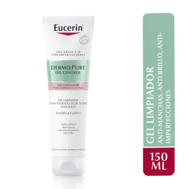 EUCERIN DERMOPURE GEL DE LIMPIEZA CONCEN x150ml