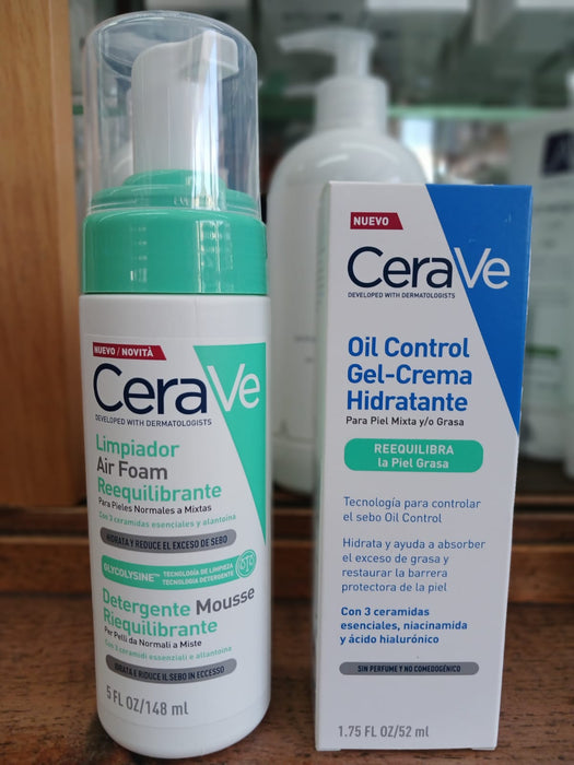 COMBO CERAVE ACEITE DE LIMPIEZA + CREMA HIDRATANTE 454ML