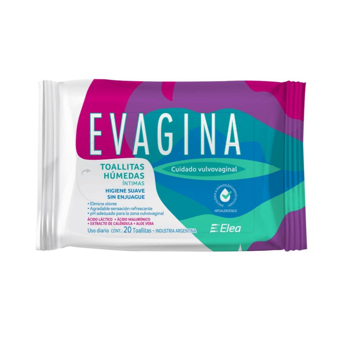 EVAGINA toallitas h£medas x 20