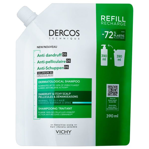 VICHY DERCOS SH ANTI CASPA x400ml REFILL