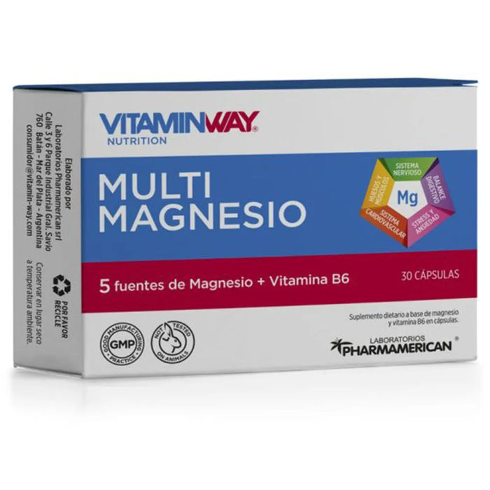 MULTI MAGNESIO VitaminWay x 30 caps.