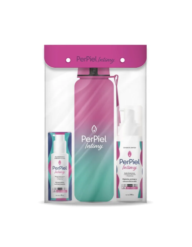 PERPIEL COMBO INTIMY: Perpiel espuma + perpiel gel lubricante + botella