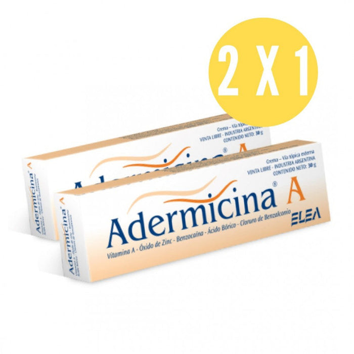 Adermicina A 2x1:cr.x 30 G X 2