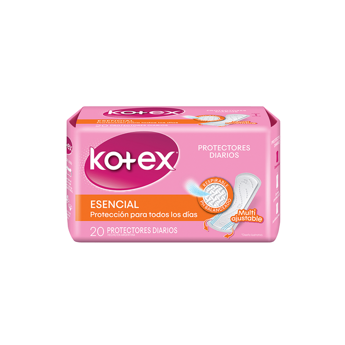 Kotex Prot Diarios Esencial X20u