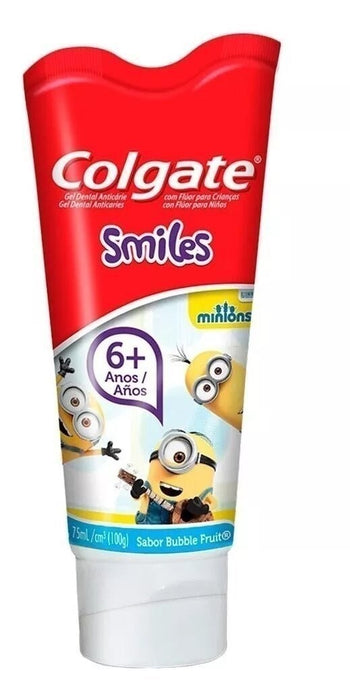 Colgate Cre Dent Smiles 6+ Minions X75ml