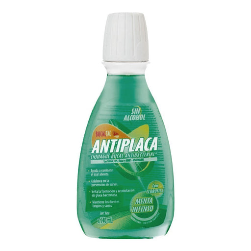 Enjuague Bucal Antiplaca Bucal Tac Menta Suave X 240 Ml