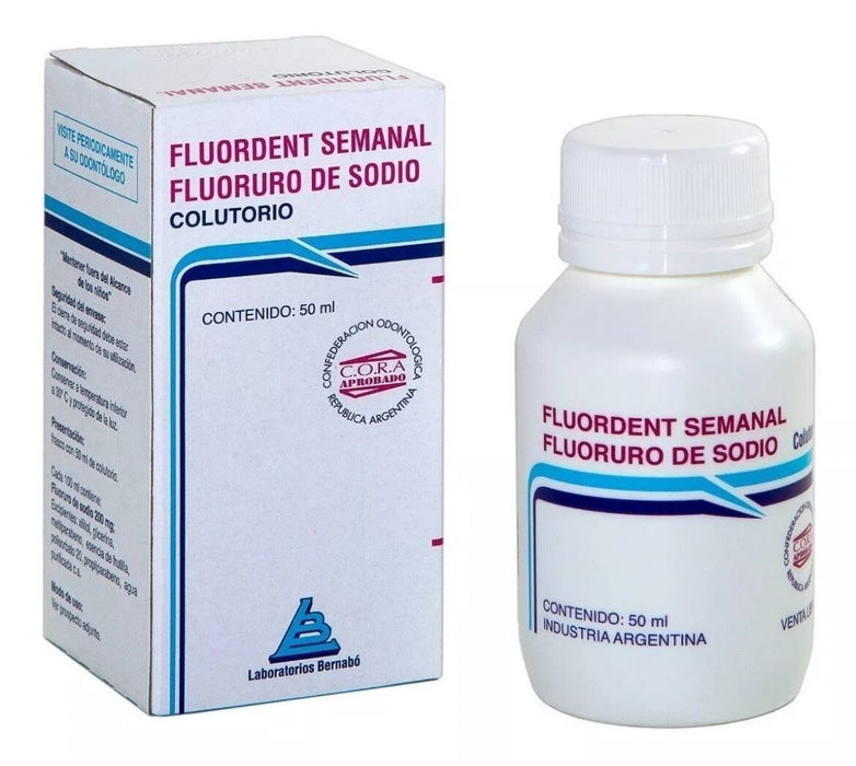 Colutorio Fluordent Semanal X 50 Ml